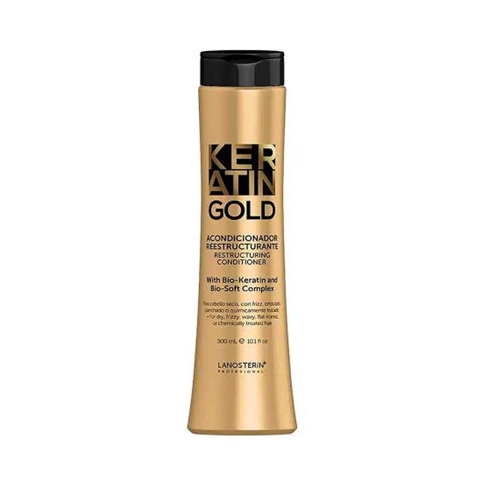 Acondicionador Keratin Gold (300 ml) – Lanosterin 1