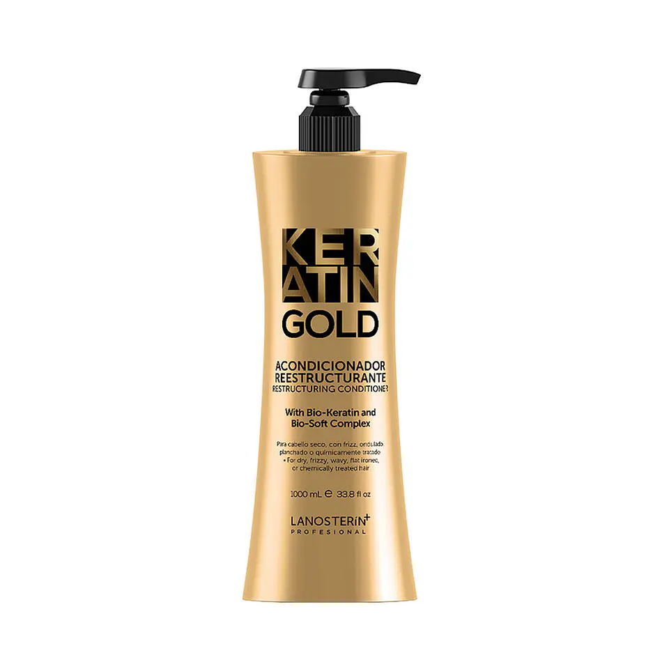 Acondicionador Keratin Gold (1 LT) – Lanosterin 1