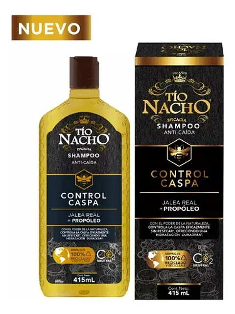 Shampoo Tío Nacho Control Caspa (415 ml) - Tío Nacho