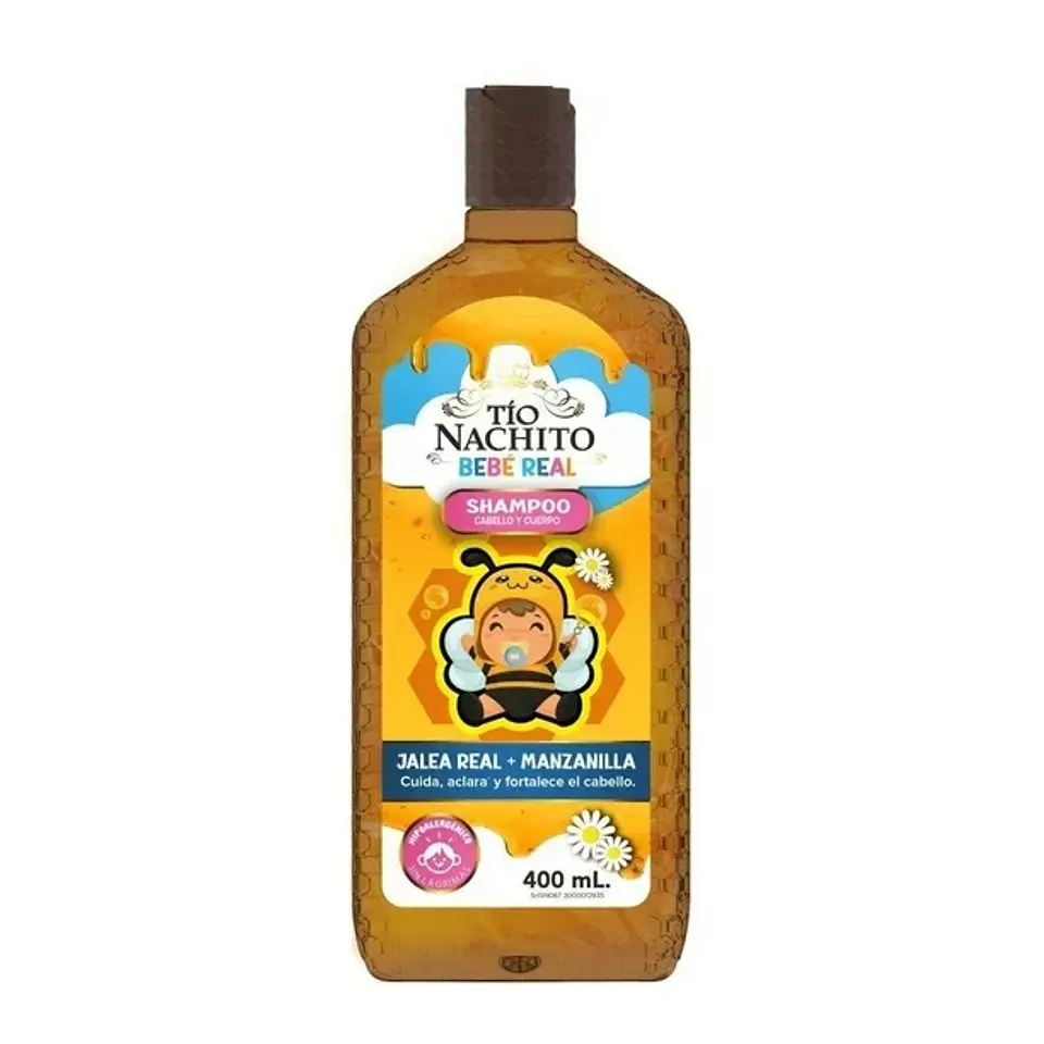 Shampoo Tío Nachito Bebé Real (415 ml) - Tío Nacho 1