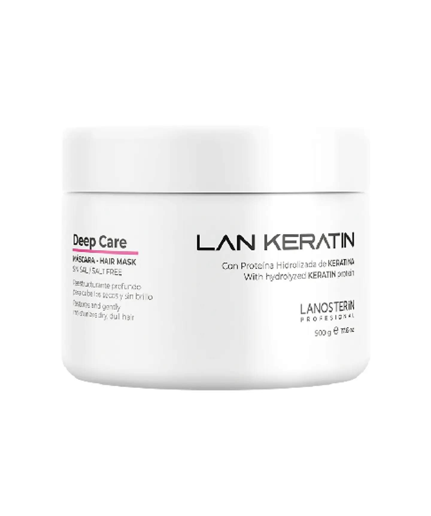 Máscara Deep Care Lan Keratin (500 gr) – Lanosterin  1