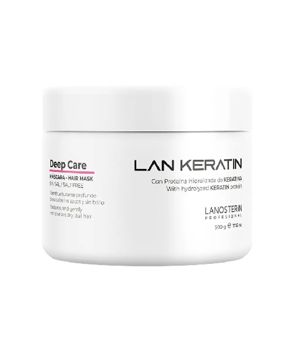 Máscara Deep Care Lan Keratin (500 gr) – Lanosterin  1