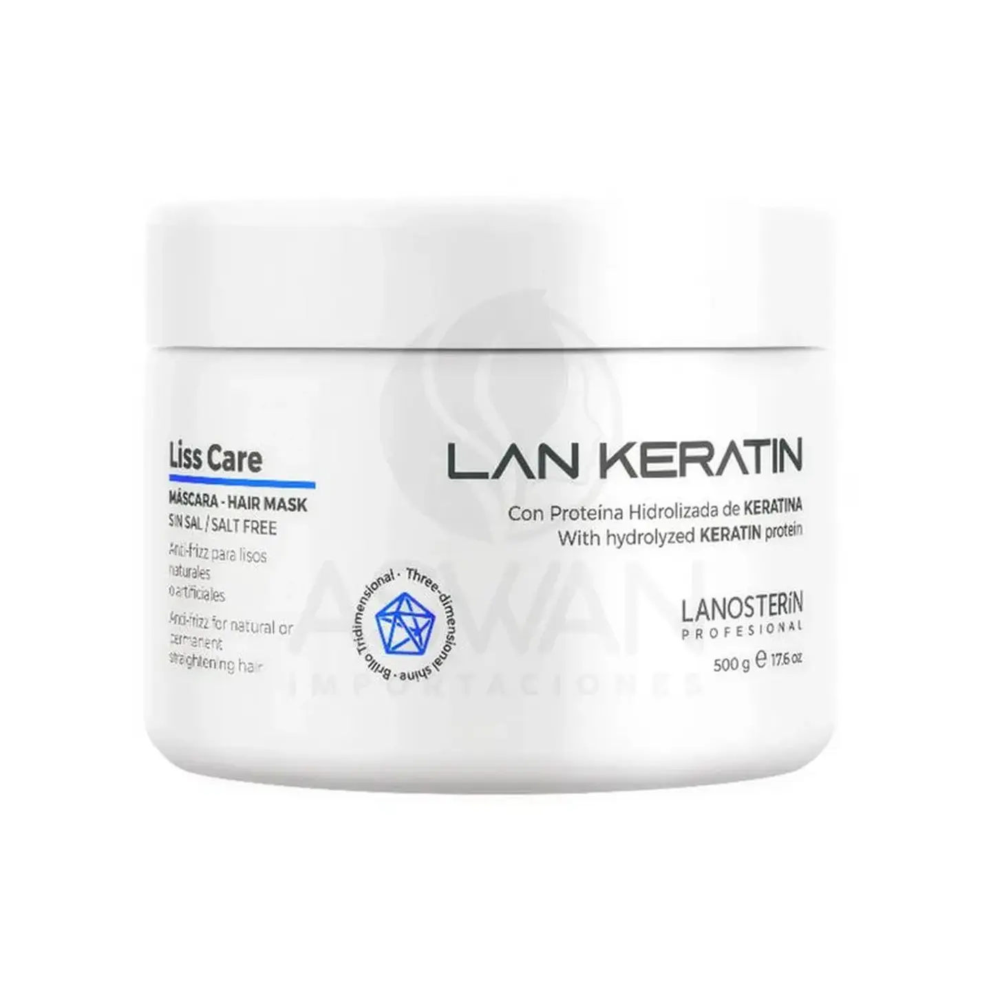 Máscara Liss Care Lan Keratin (500 gr) – Lanosterin 1