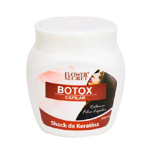 Tratamiento Capilar Botox Shock de Keratina (500 ml) – Flower Secret