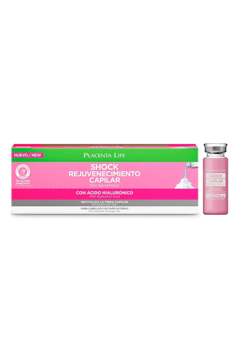 Ampolla Shock Rejuvenecimiento Capilar (15 ml) – Placenta Life