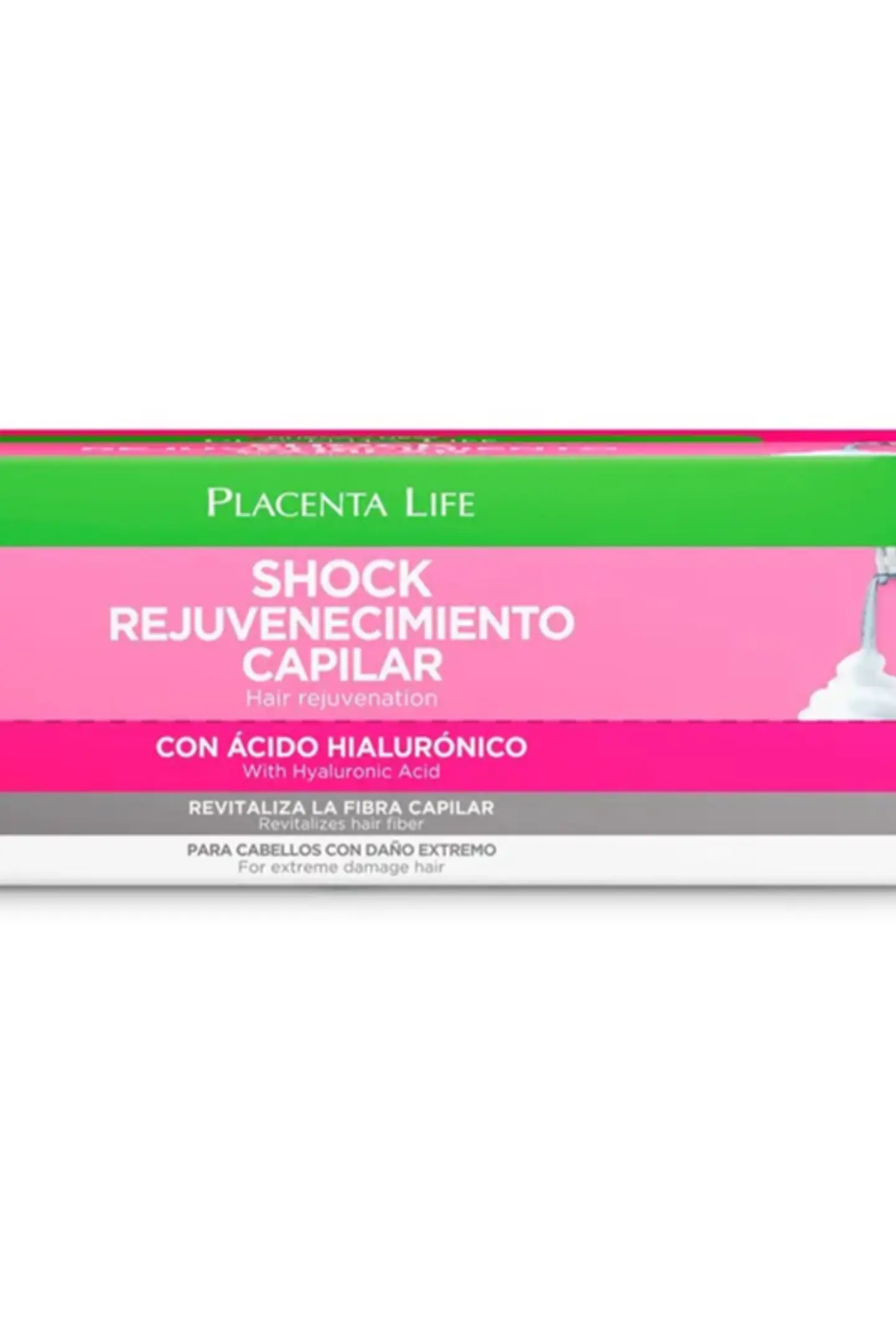 Ampolla Shock Rejuvenecimiento Capilar (15 ml) – Placenta Life 1