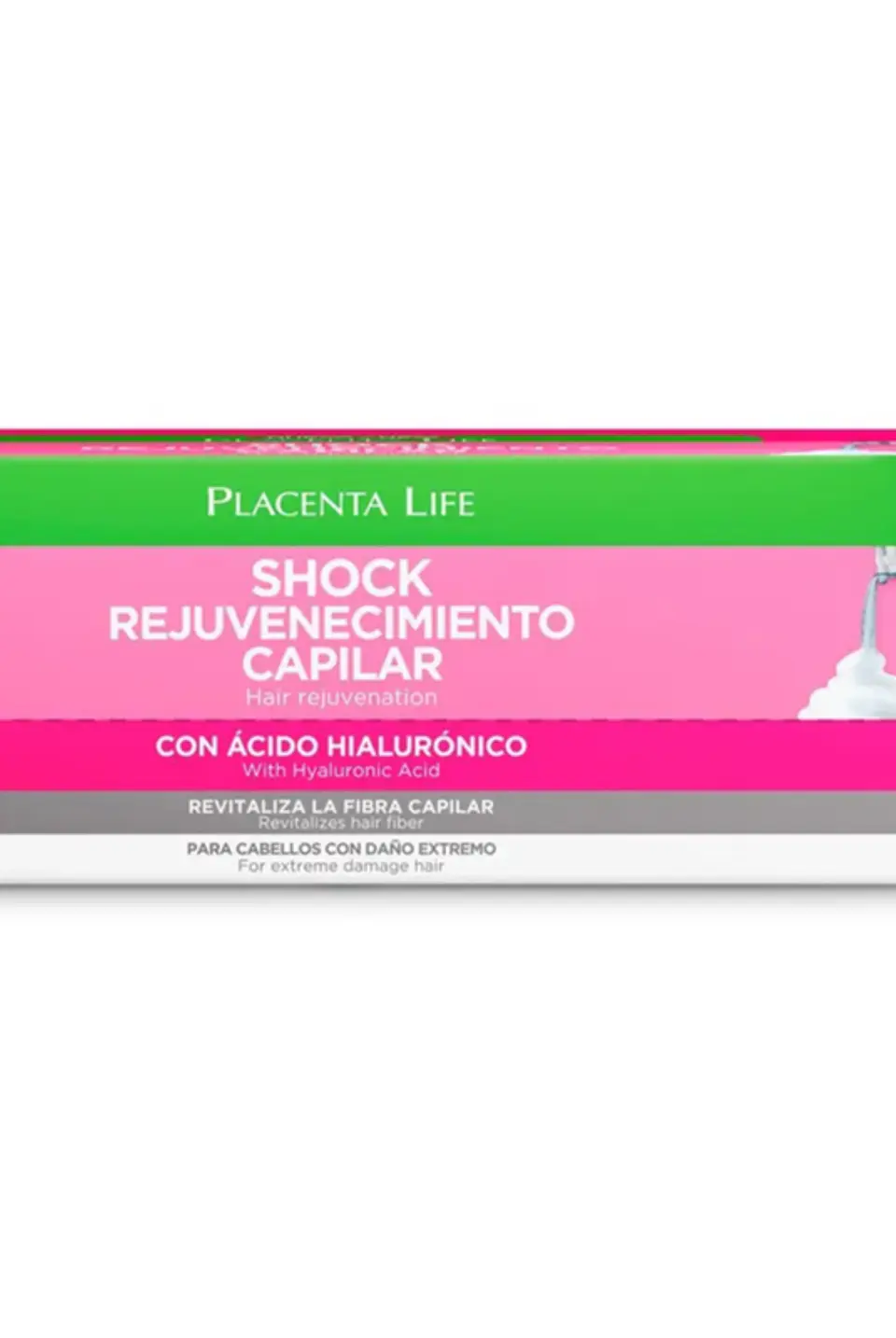 Ampolla Shock Rejuvenecimiento Capilar (15 ml) – Placenta Life 1