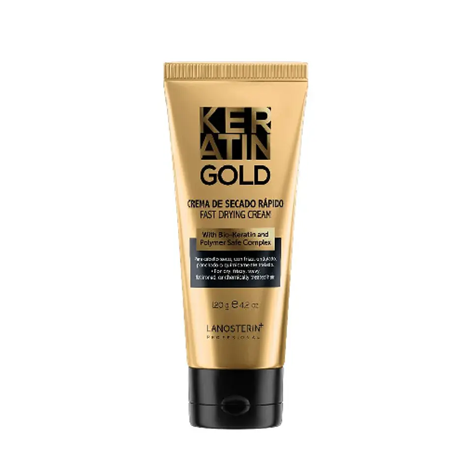 Crema de Secado Rápido Keratin Gold (120 gr) – Lanosterin 1
