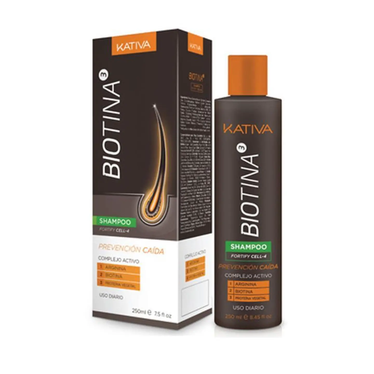 Biotina Shampoo Prevención Caída (250 ml) – Kativa 1