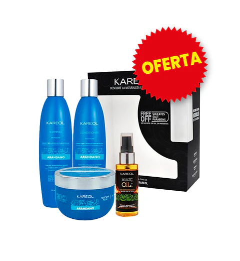 Pack Arándano Anti-Aging + Multi-Oil System - Kareol