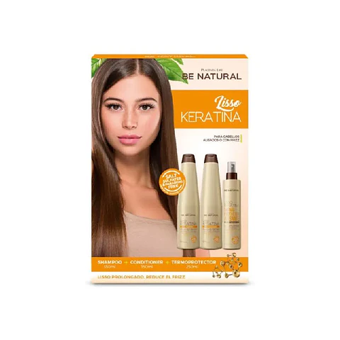 Pack Be Natural Lisso Keratina - Placenta Life