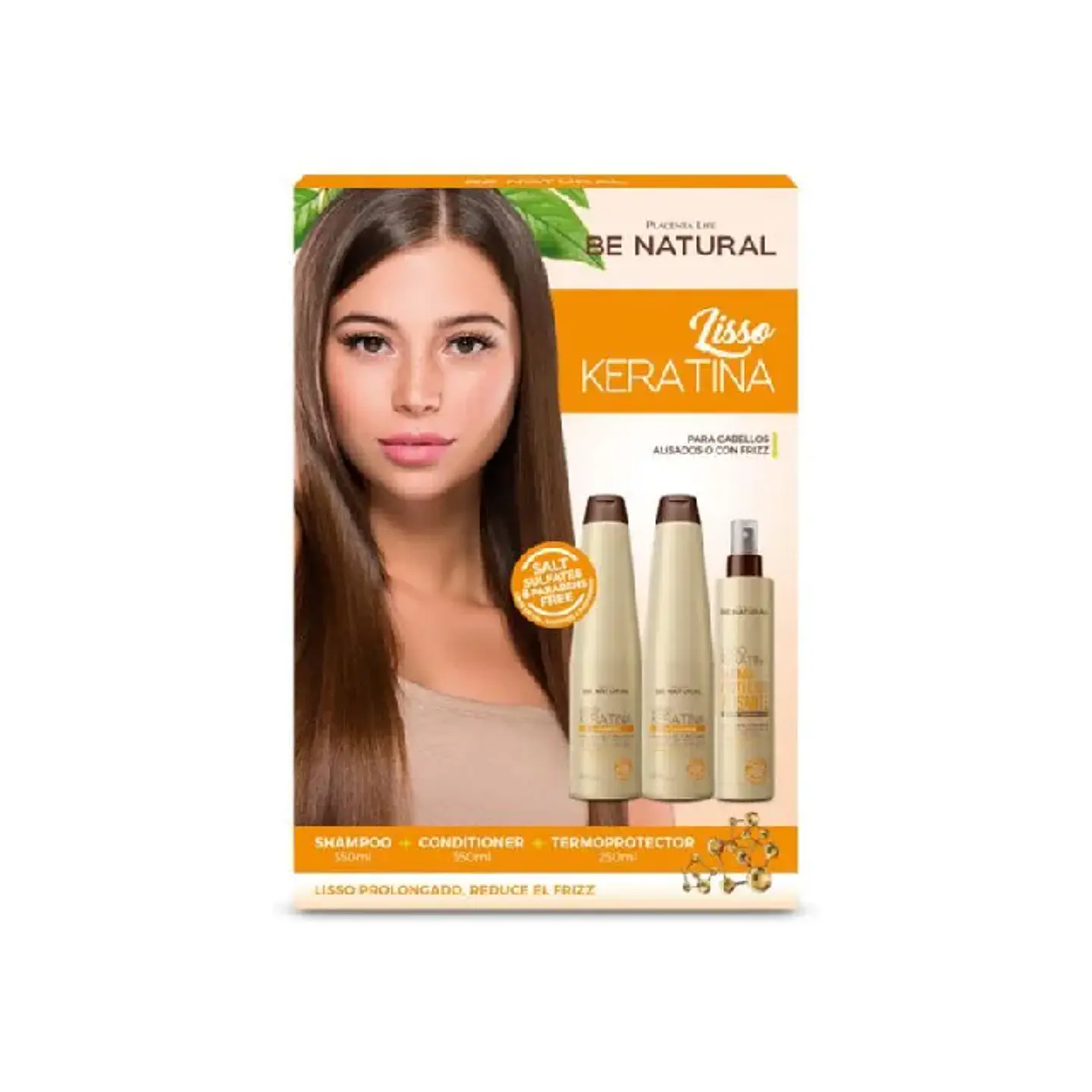 Pack Be Natural Lisso Keratina - Placenta Life 1