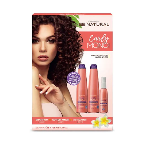 Pack Be Natural Curly Monoi - Placenta Life