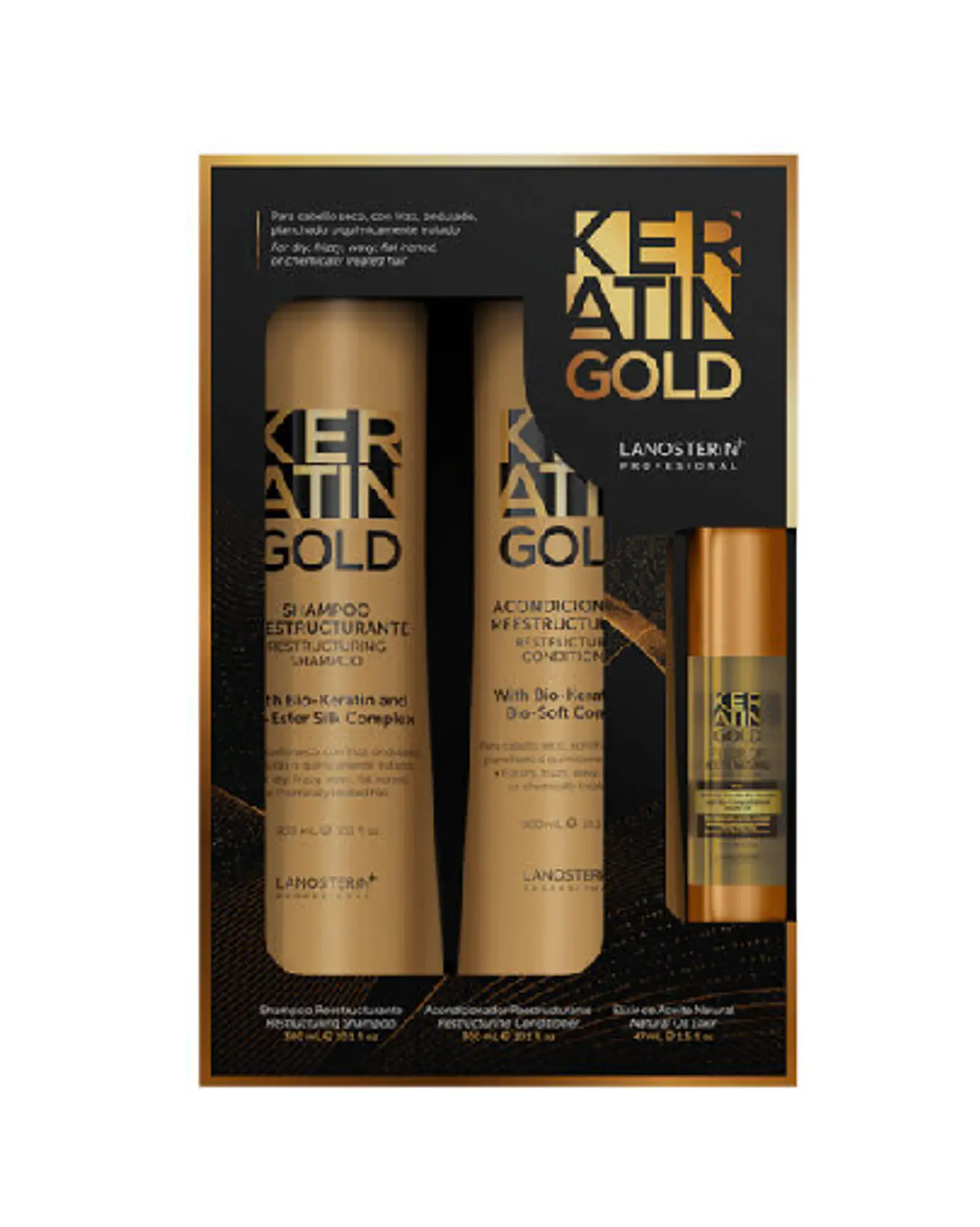 Pack Keratin Gold – Lanosterin 1