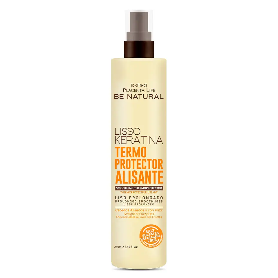 Termoprotector Alisante Lisso Keratina (250 ml) – Placenta Life 1