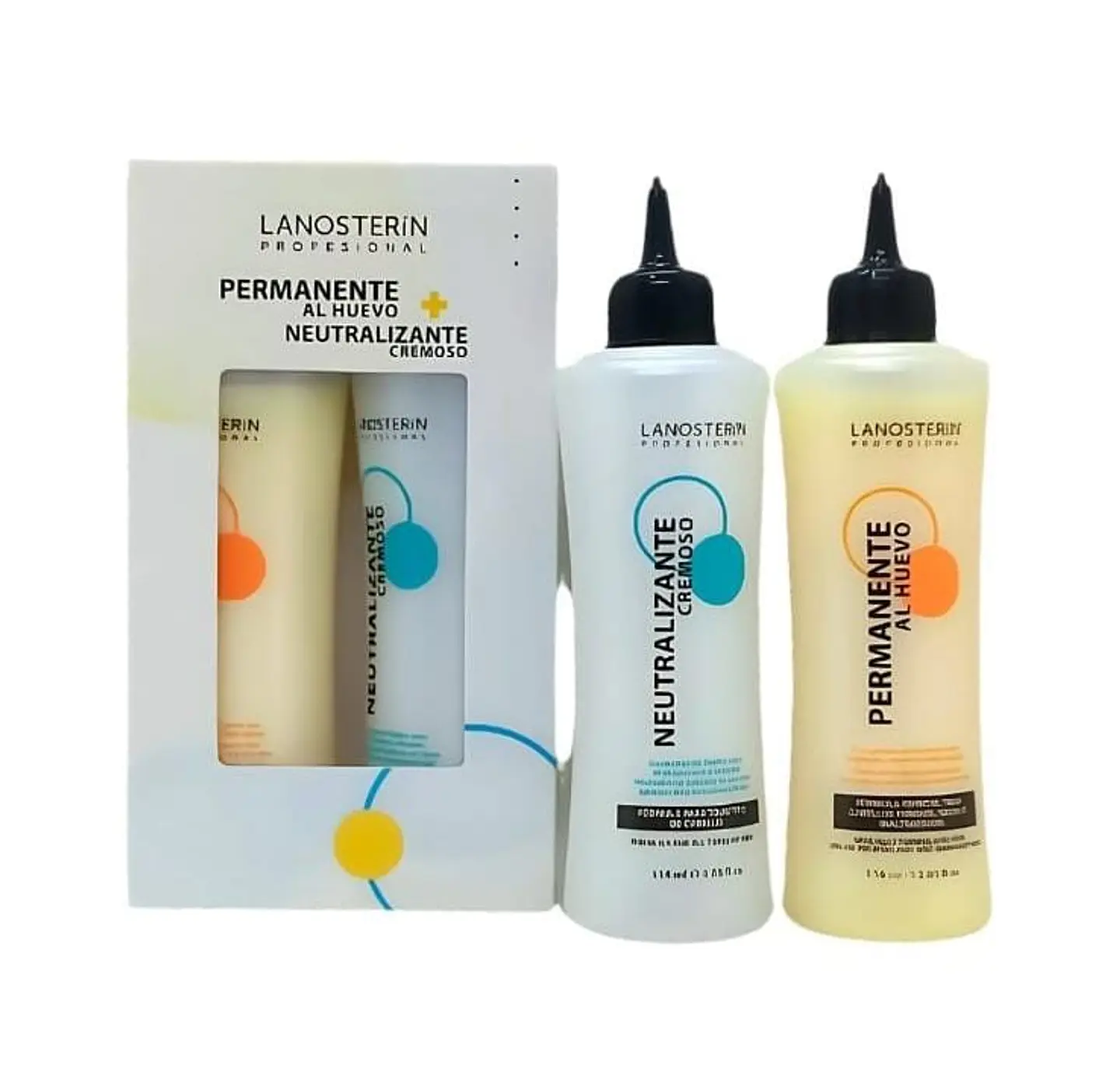 Kit Permanente al Huevo + Neutralizante Cremoso – Lanosterin 1