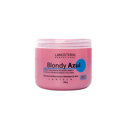 Polvo Decolorante Blondy Azul (120 ml) – Lanosterin