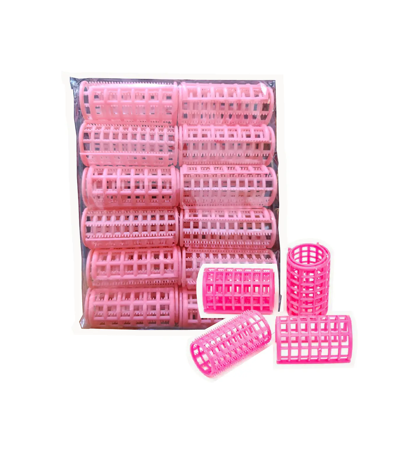 Rulero con tapa rosado (12 piezas) 1