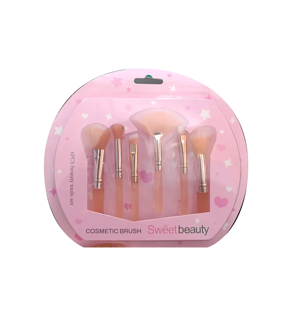 Set de Brochas (6 Piezas) – Sweet Beauty 1