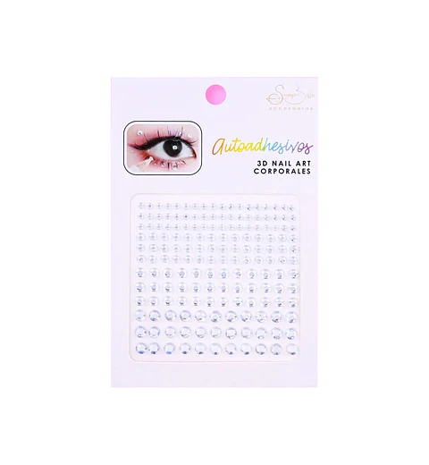Pedreria Autoadhesivas para Rostro, Cuerpo y Uñas