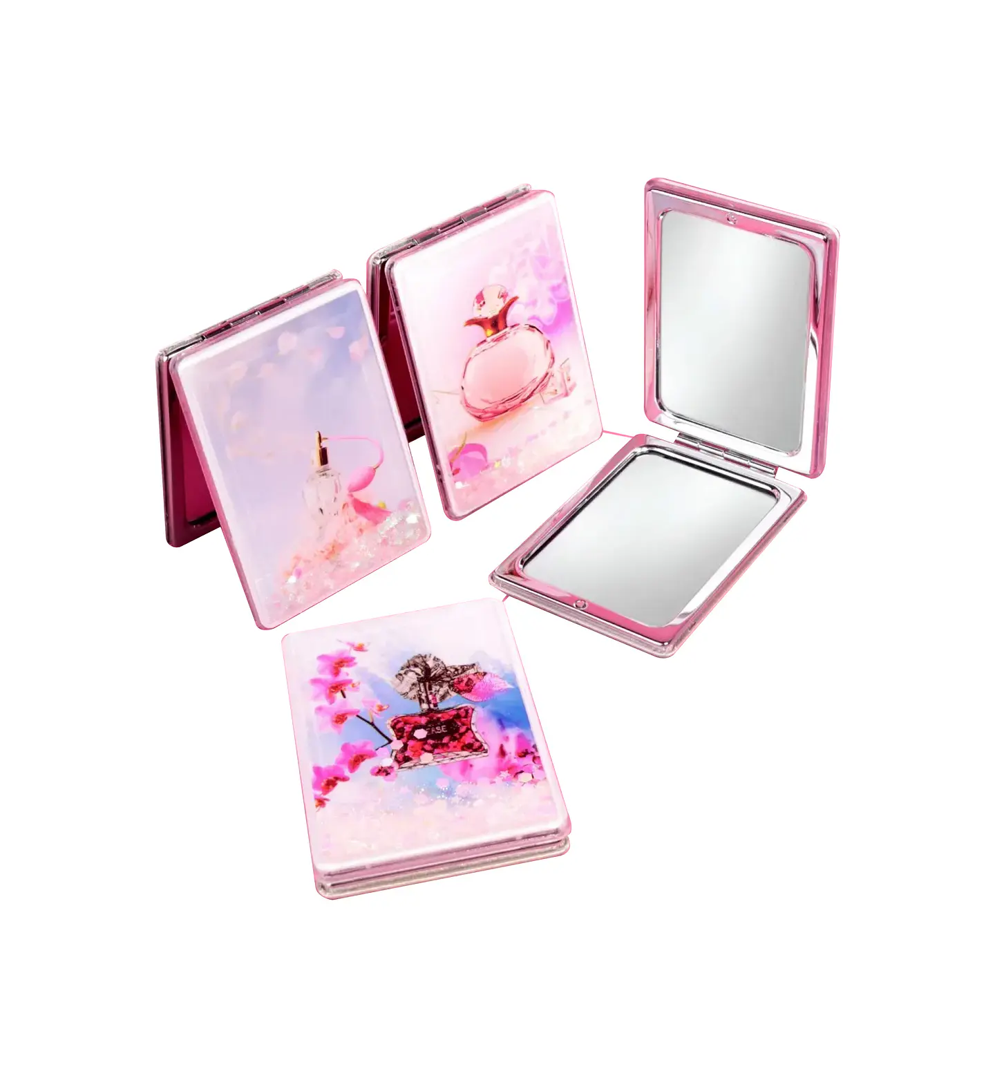 Espejo de Bolsillo Plegable con Glitter - Bellespa 1
