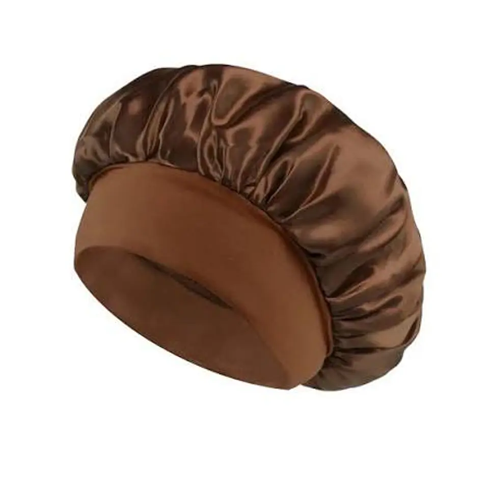 Gorro de satin para dormir Marron 1