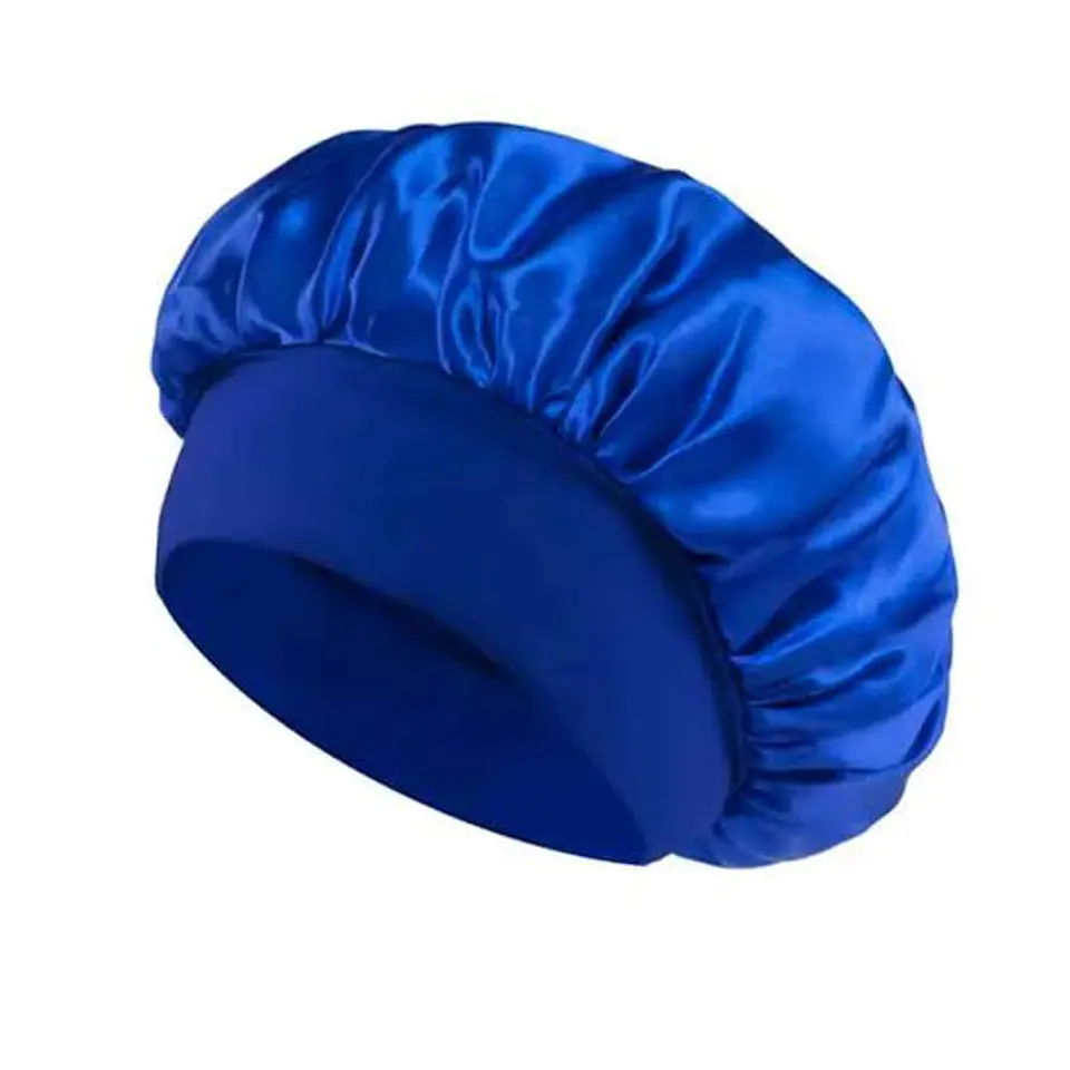Gorro de satin para dormir Azul 1