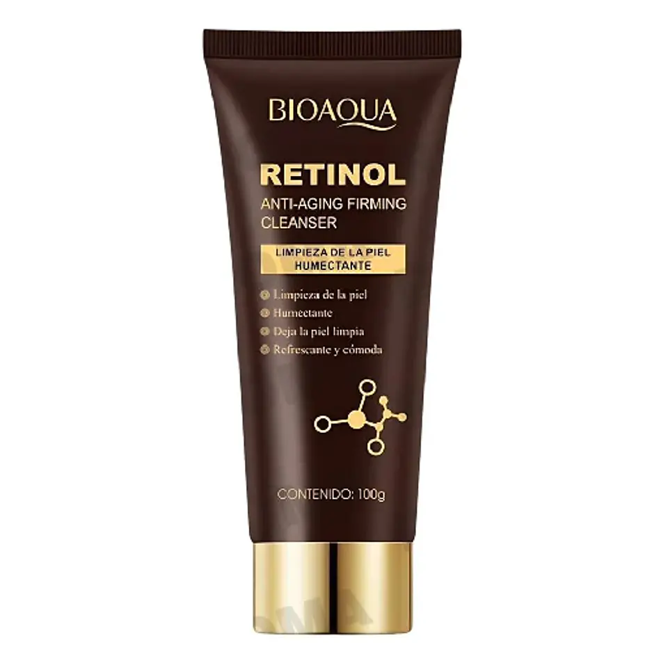 Limpiador Facial Anti-Edad Retinol  (100 g) – Bioaqua 1