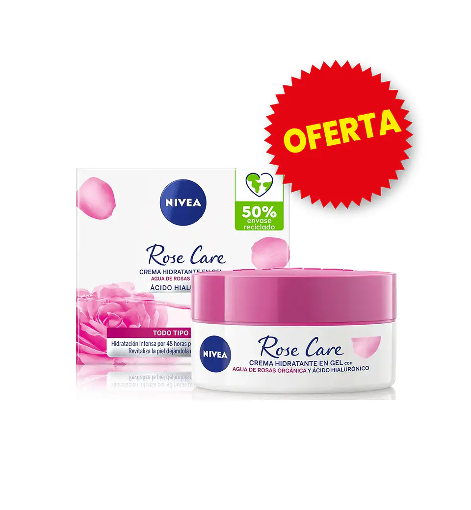 Crema Hidratante en Gel Rose Care (50 ml) – Nivea 1