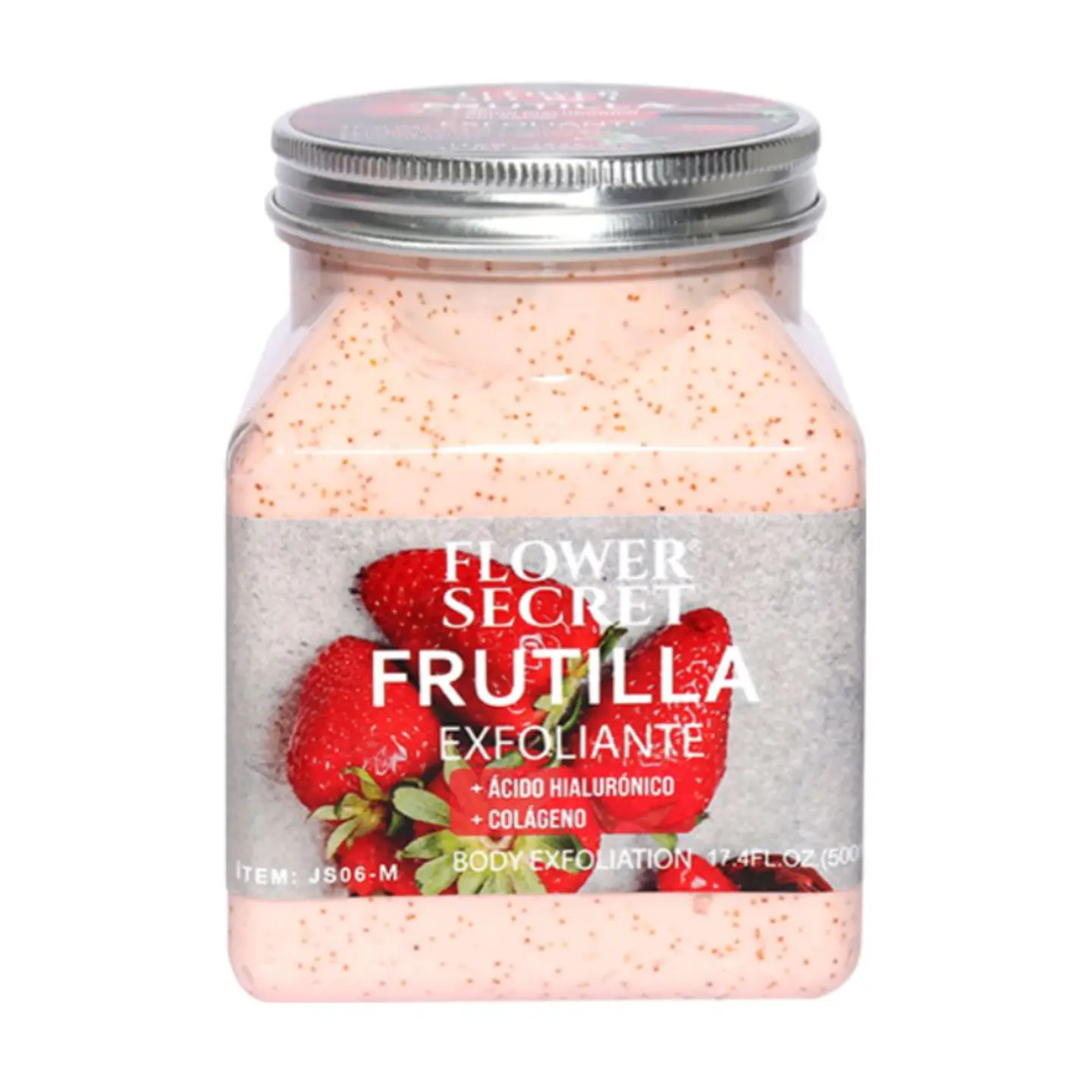 Crema Exfoliante de Frutilla (500 ml)– Flower Secret 1