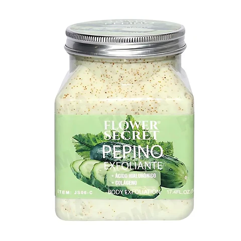 Crema Exfoliante de Pepino (500 ml) – Flower Secret