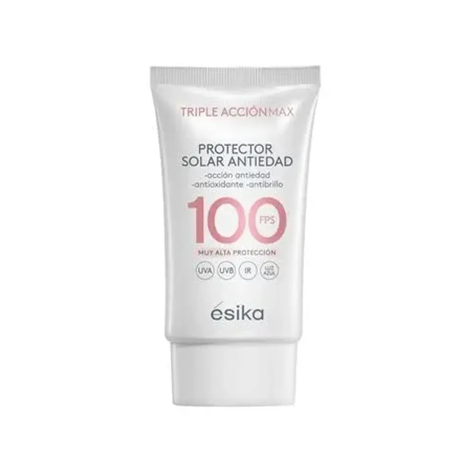 Protector Solar Antiedad Triple Acción Max FPS 100 (40 ml) – Ésika 1
