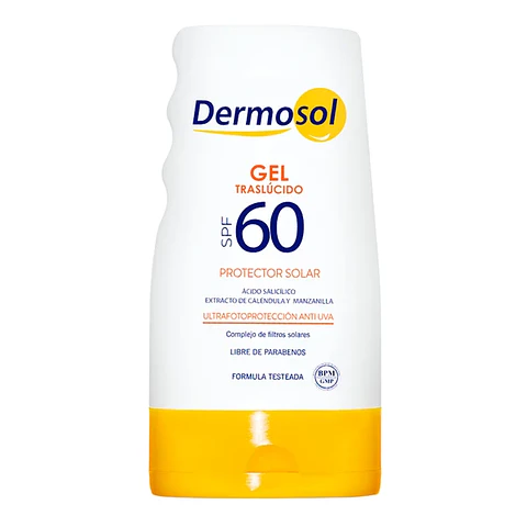 Protector Solar Gel Traslúcido SPF 60 (60 gr) – Dermosol