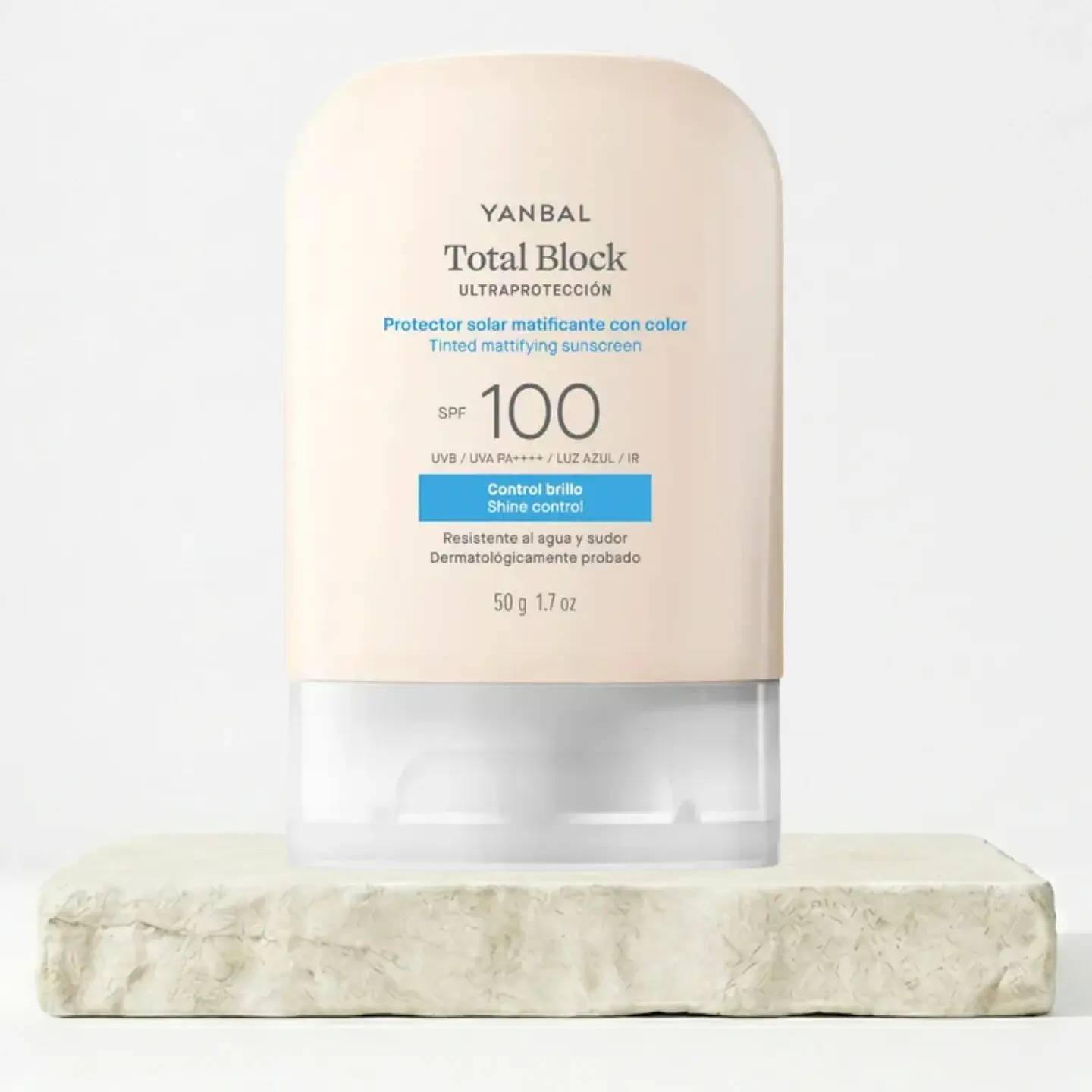 Protector Solar Total Block Matificante con Color SPF 100 (50 g) – Yanbal 1