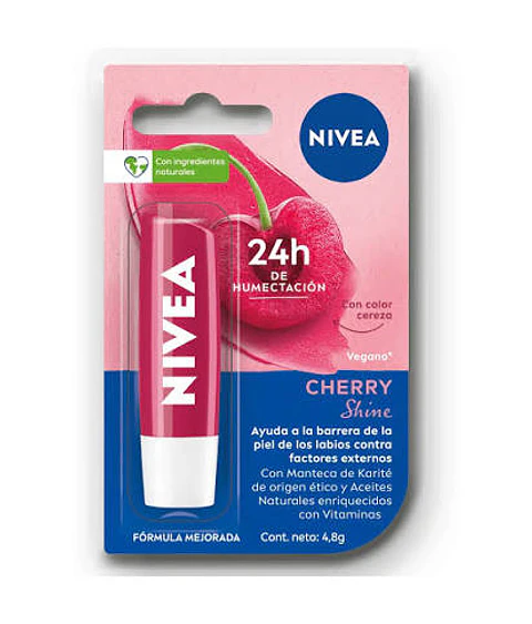 Bálsamo Hidratante Labial Cereza (4,8 g)– Nivea