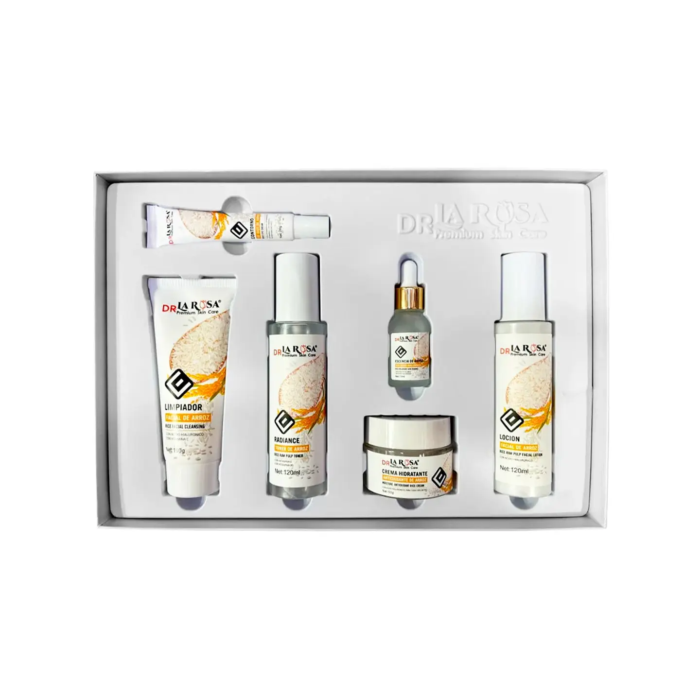 Set de Cuidado Facial de Arroz (6 Piezas) – Dr. La rosa 1