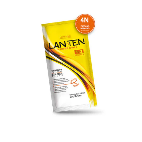 Tinte Lan Ten – Castaño Mediano 4N (Sachet 50 g)