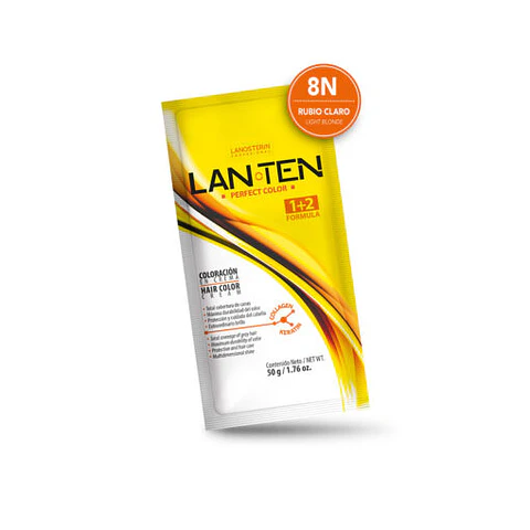 Tinte Lan Ten – Rubio Claro 8N (Sachet 50 g)