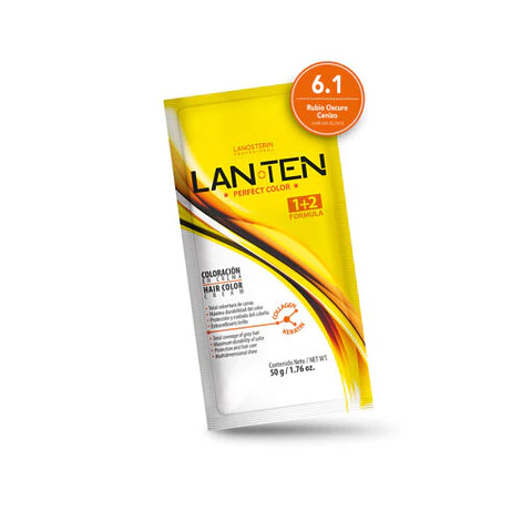 Tinte Lan Ten – Rubio Oscuro Cenizo 6.1 (Sachet 50 g)