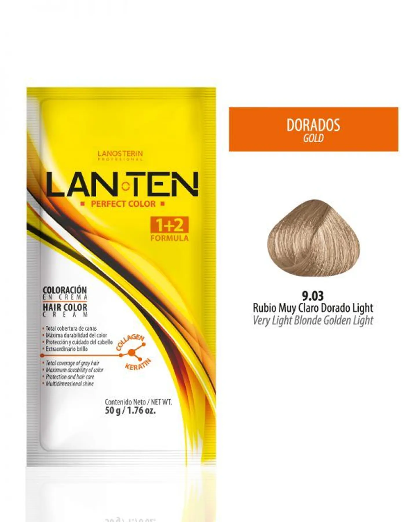 Tinte Lan Ten – Rubio Muy Claro Dorado Light 9.03 (Sachet 50 g) 1