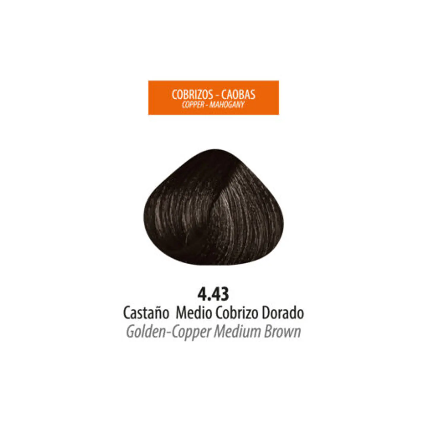 Tinte Lan Ten – Castaño Medio Cobrizo Dorado 4.43 (Sachet 50 g) 2