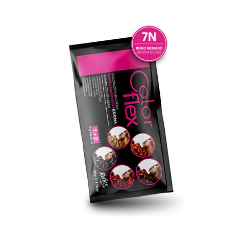 Tinte Color Flex – Rubio Medio 7N (Sachet 50 g)