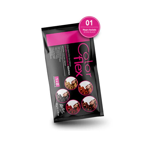 Tinte Color Flex – Negro Azulado 01 (Sachet 50 g)