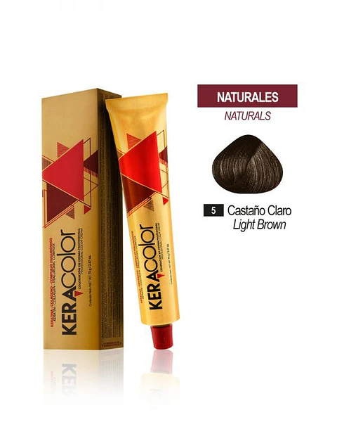 Tinte Keracolor – Castaño Claro 5 (Tubo 70 g)