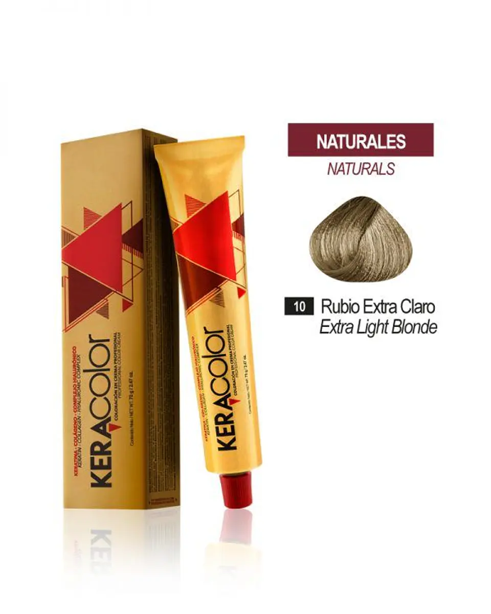 Tinte Keracolor – Rubio Extra Claro 10 (Tubo 70 g) 1