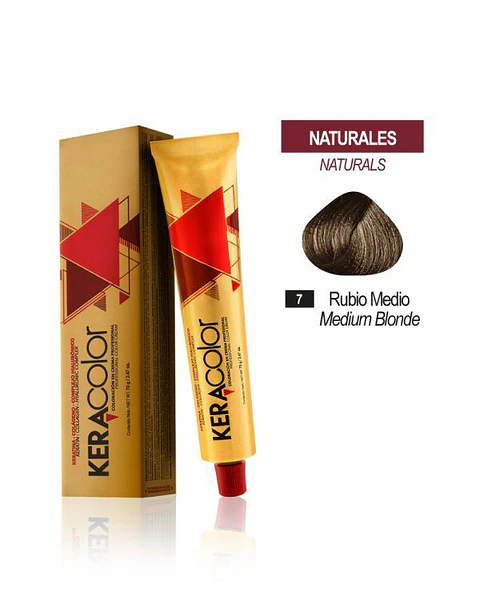 Tinte Keracolor – Rubio Medio 7 (Tubo 70 g)