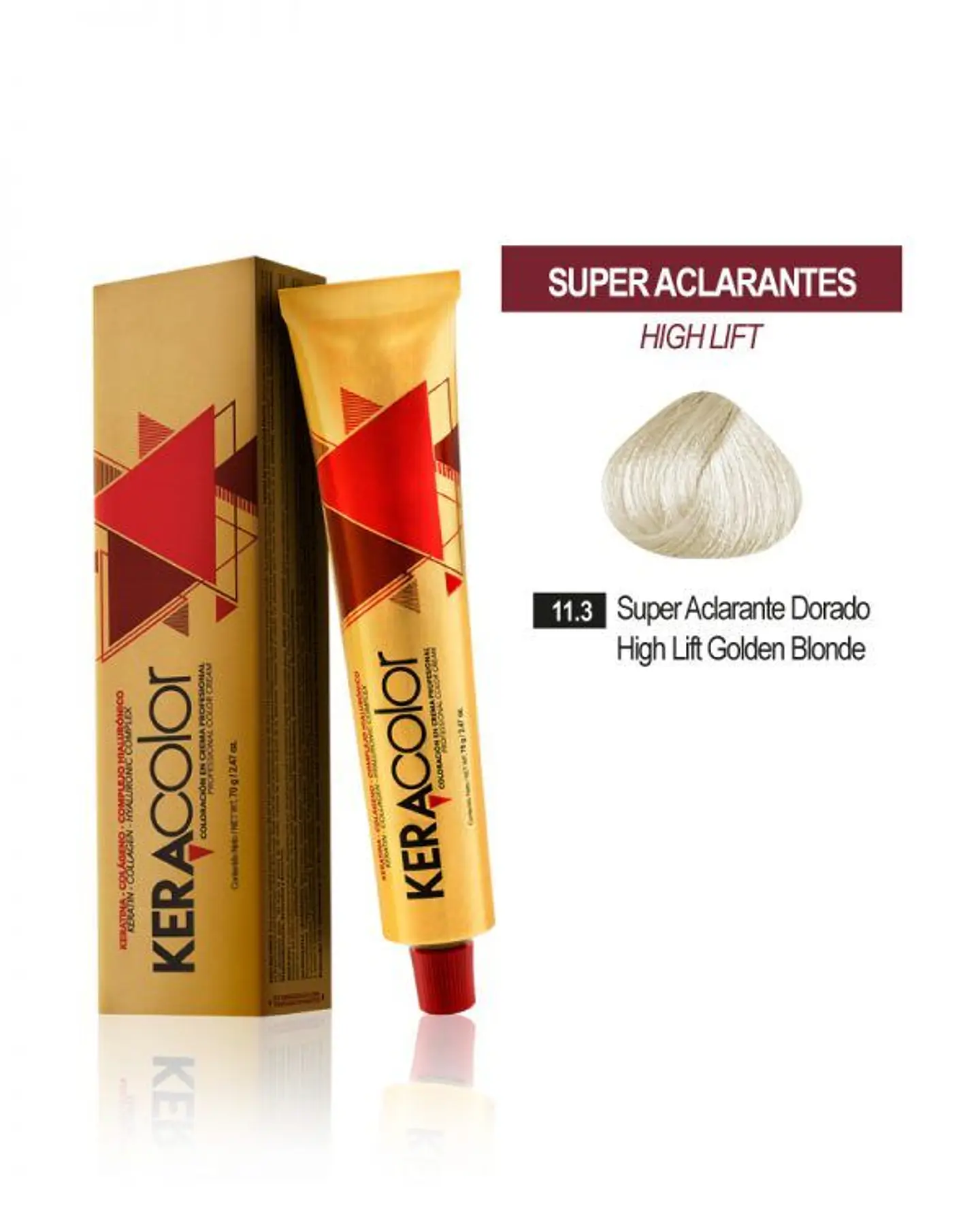 Tinte Keracolor – Súper Aclarante Dorado 11.3 (Tubo 70 g) 1