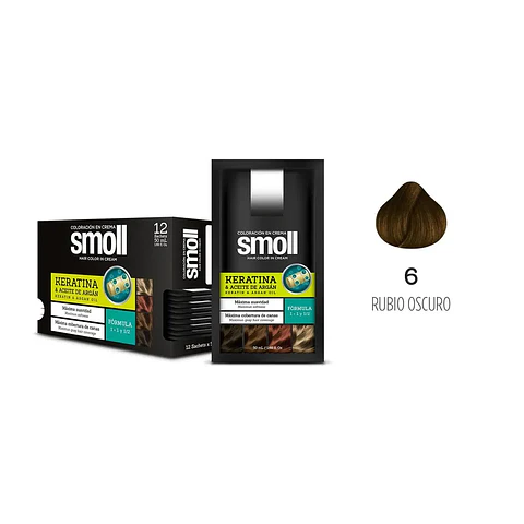 Tinte Smoll Rubio Oscuro 6 (sachet 50 gr)