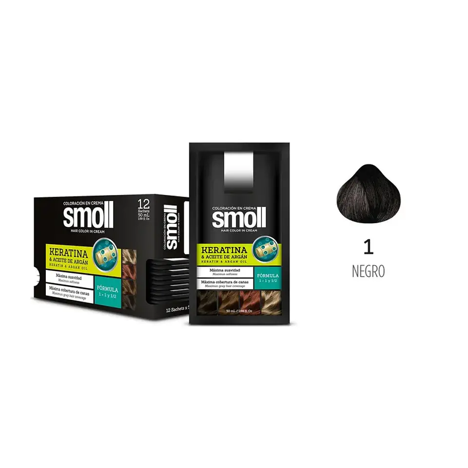 Tinte Smoll Negro 1 (sachet 50 gr) 1