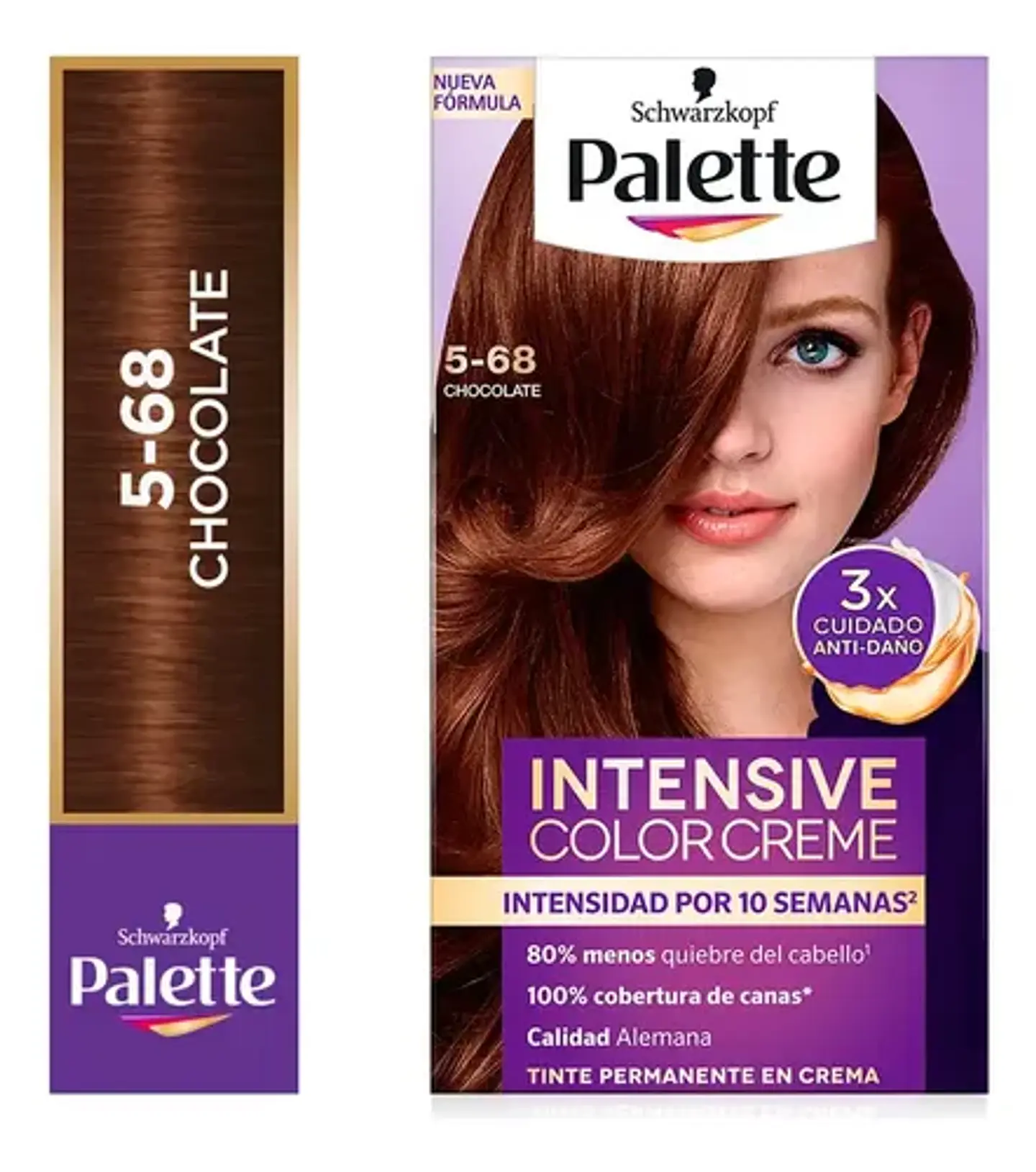 Kit tinte tubo + oxigenta 5-68 (50 ml) - Palette 1